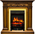 Royal Flame Каминокомплект Verona - Дуб антик с очагом Fobos FX Brass